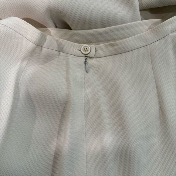 Vintage Ann Taylor cream size 6 high waisted dress pants - Picture 3 of 5